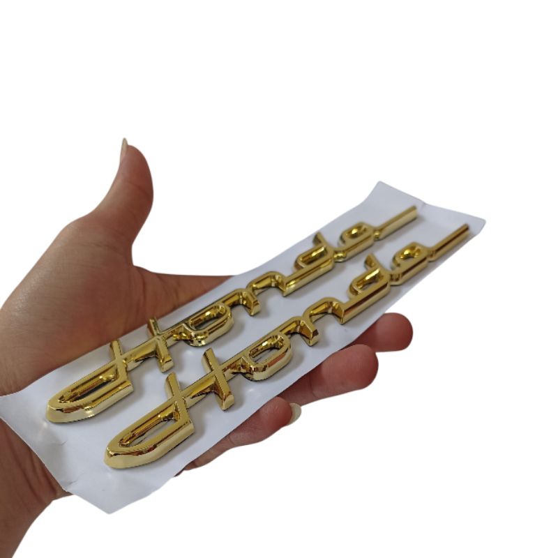 EMBLEM LOGO TIMBUL HONDA LATIN HOLD LOGO HONDA LATIN TIMBUL 3G SET KANAN KIRI