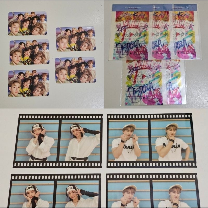 [READY] Stray Kids DICON Sharing Sticker & PC grup OT8 - ODDINARY FILM PHOTO Hyunjin Changbin POB Be