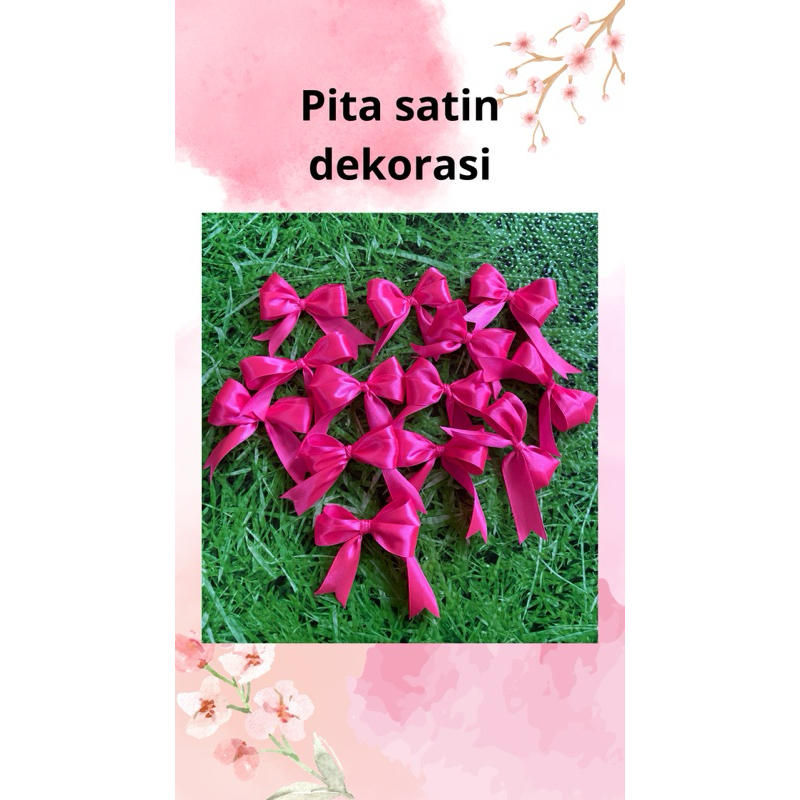 

Pita Satin Dekorasi Pink