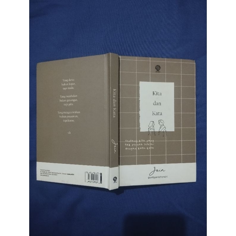 buku puisi preloved. Kita dan Kata. Jein. Setiyantohendri