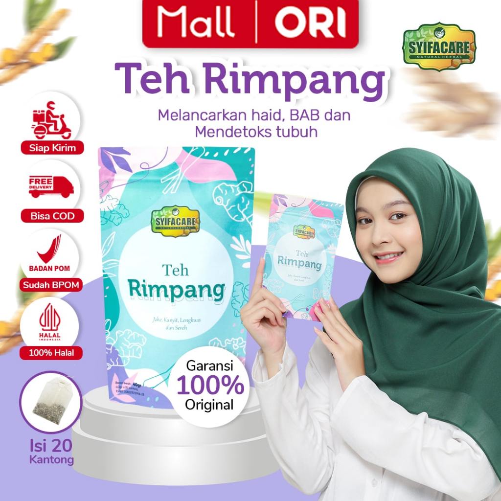 

Teh Rimpang Syifacare | Minuman Rempah ala JSR | Teh Diet Detox | Pelangsing Herbal | Imunitas | BPOM & HALAL MUI