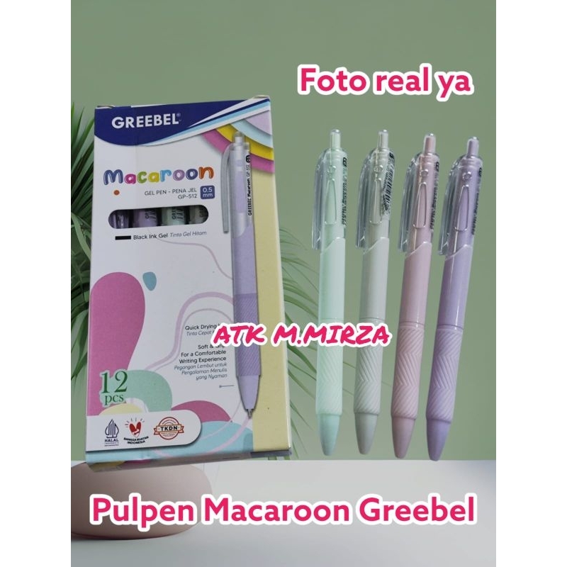 

Pulpen macaroon Greebel satuan