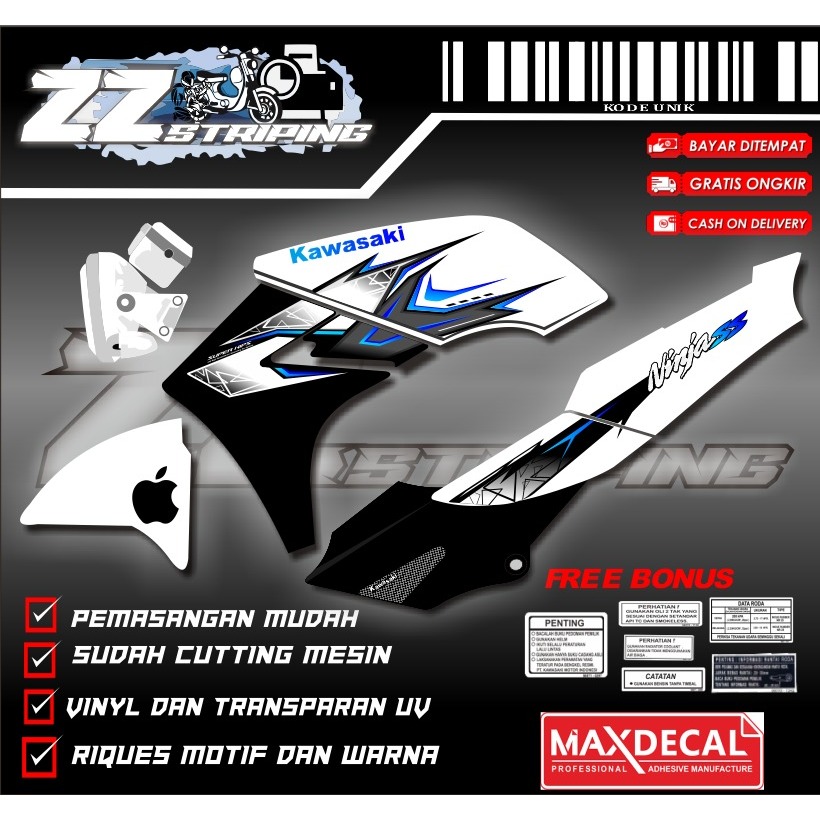 STRIPING kawsaki motor NINJA SS (BISA REQUEST)