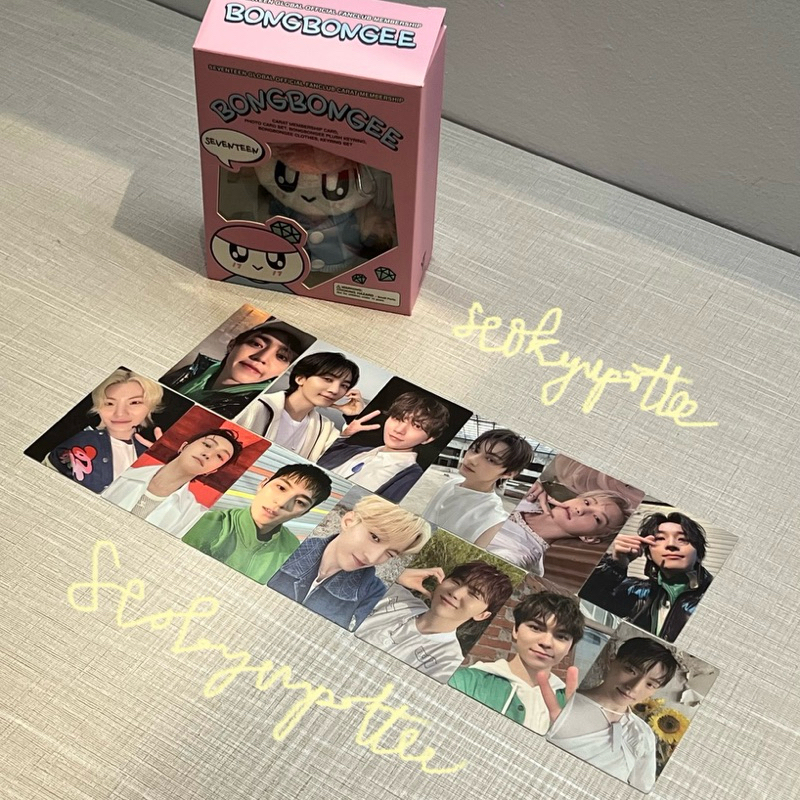 carat membership kit bongbongee seventeen svt