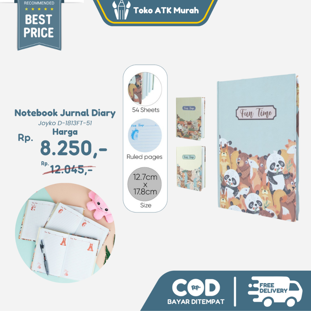 

Notebook Diary Animal Forest Joyko D-1813FT-51