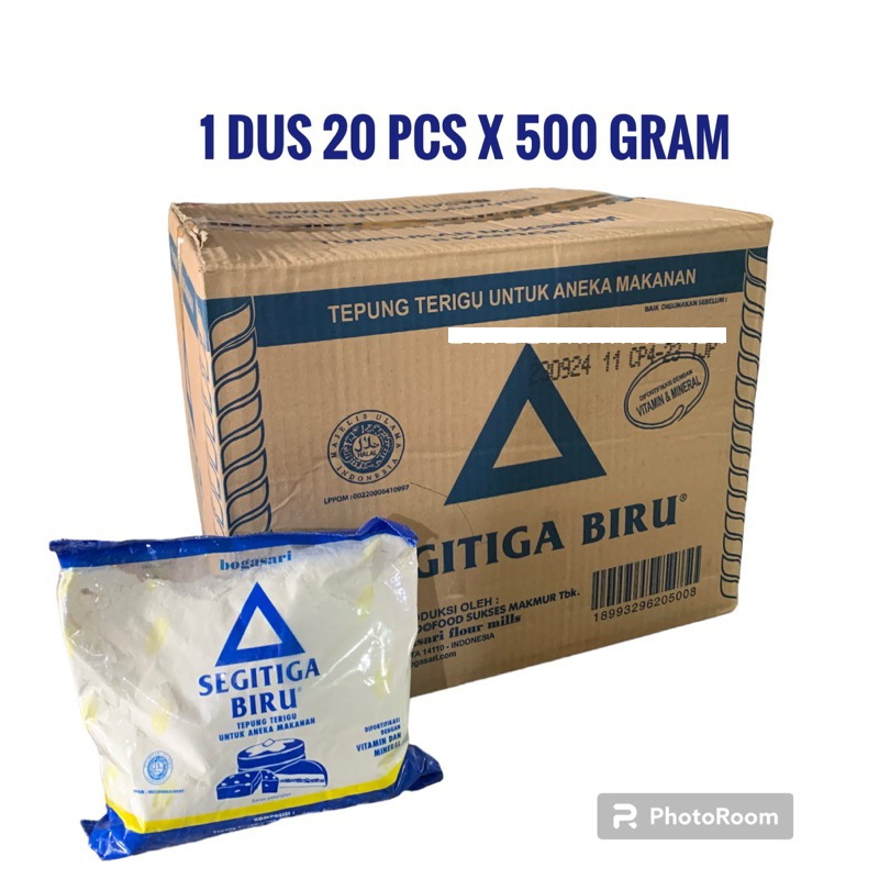 

TEPUNG SEGITIGA BIRU 500GR DUS ( 20 PCS )