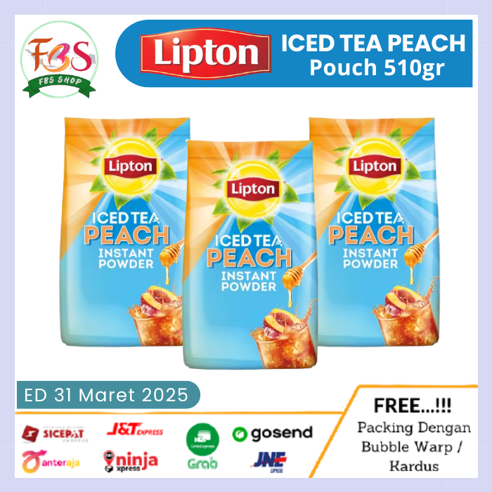 

Lipton Ice Tea Mix Peach Kemasan Pouch 510gr