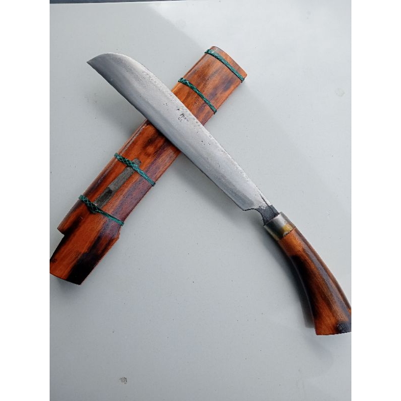 pisau KEBUN sarung kayu