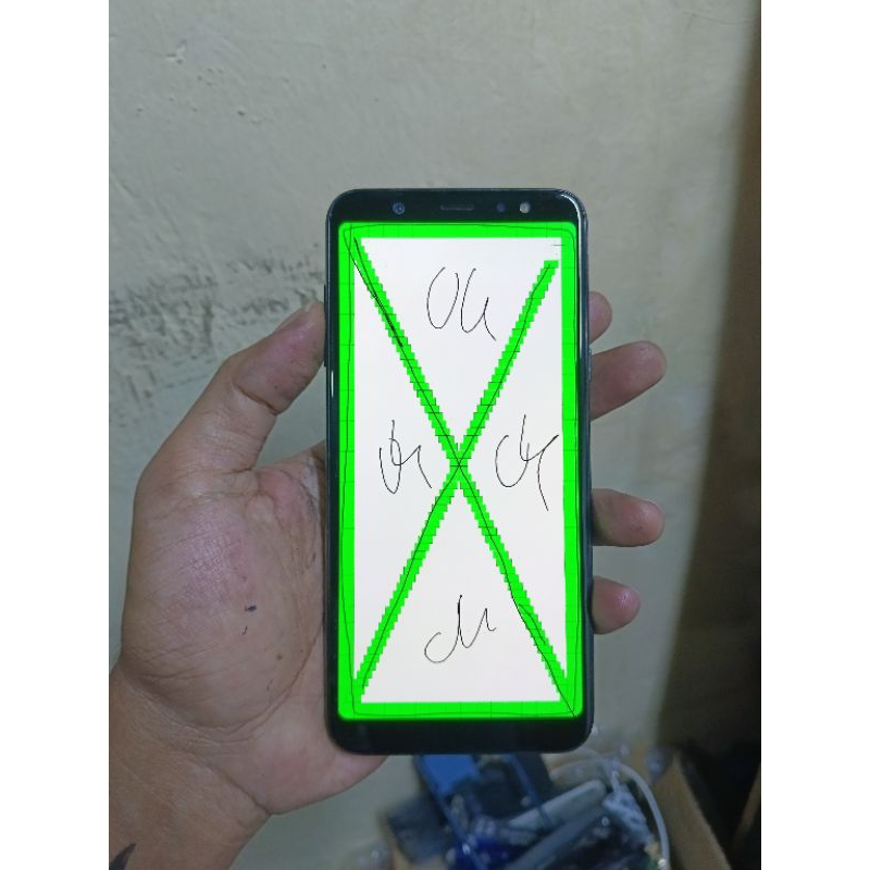 lcd samsung A6 plus ori copotan
