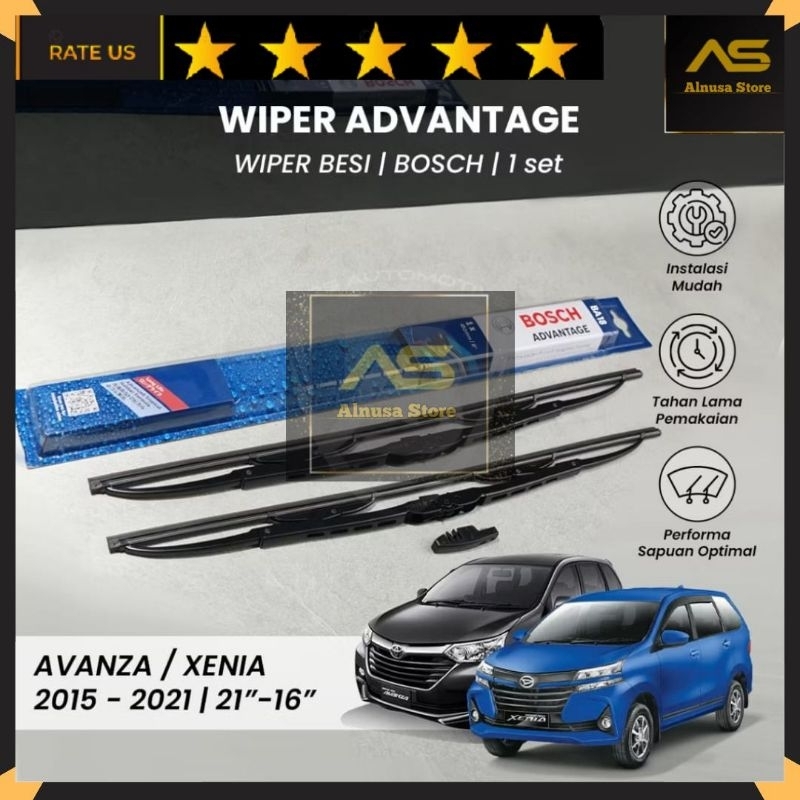 BOSCH WIPER DEPAN AVANZA / XENIA (2015 - 2021)