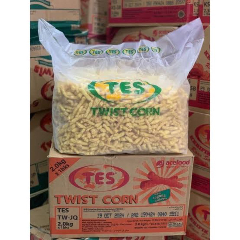 

TWIST CORN 500gr (MERK TES) CHEETOS RASA JAGUNG BBQ 500 gram
