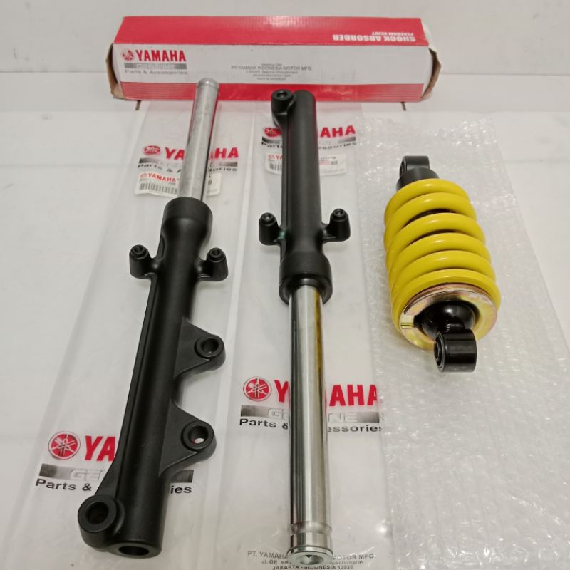 as shock depan + tabung + sokbreaker belakang Jupiter MX king Jupiter MX king 2pv