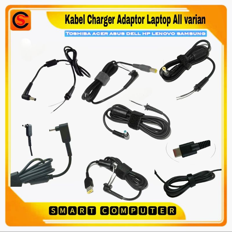 kabel charger laptop buntung All varian