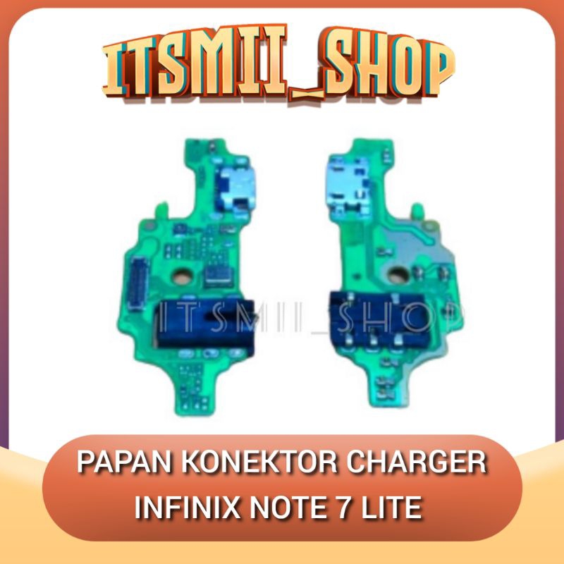 FLEXIBLE BOARD CONECTOR KONEKTOR CHARGER PAPAN CAS INFINIX NOTE 7 LITE X656