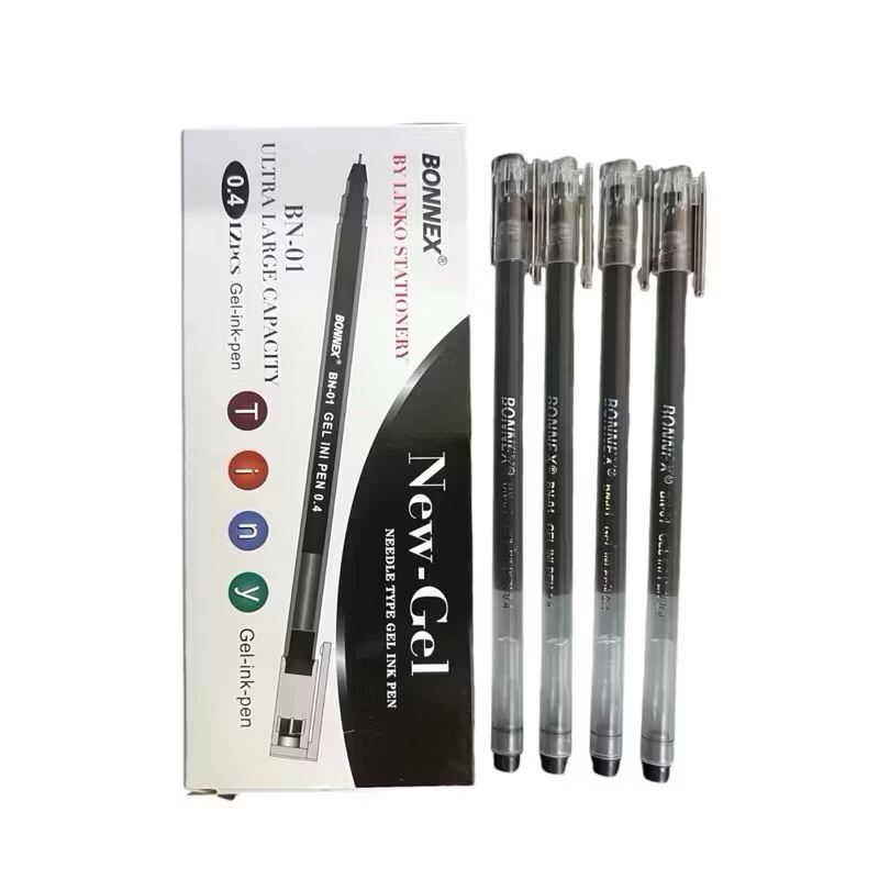 

(pack) bolpen New gel bonnex 0,4