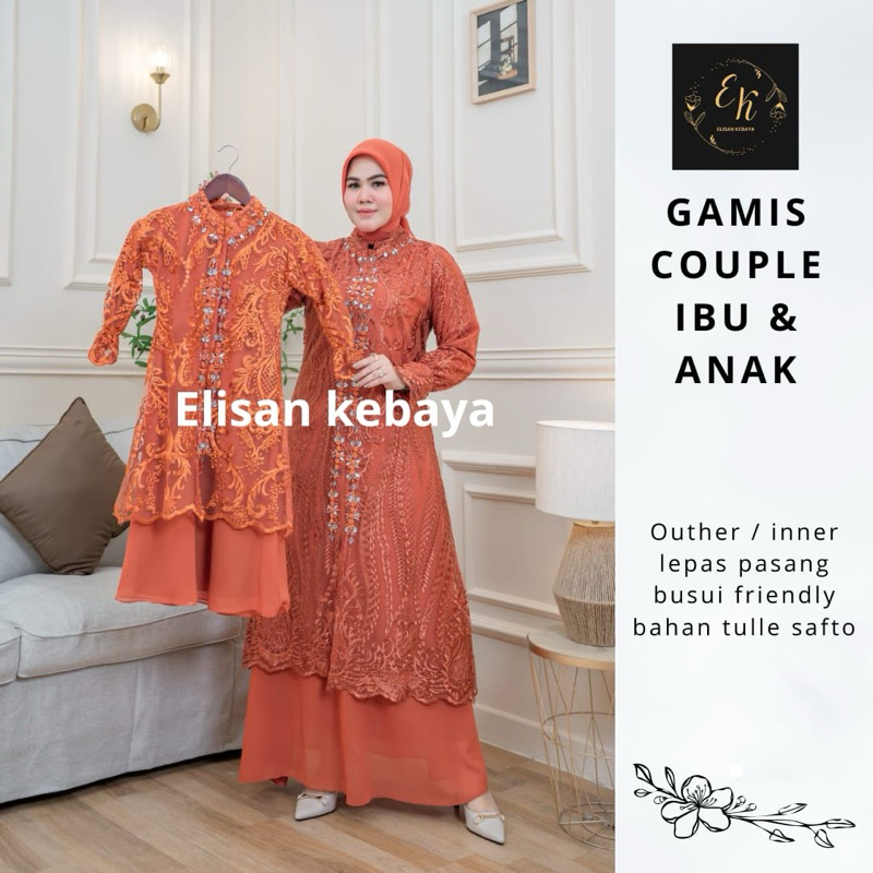 Gamis Busui Fri / Gamis Outher Couple Ibu dan Anak / Gamis Modern Couple / Gamis Outhet Couple / Gam