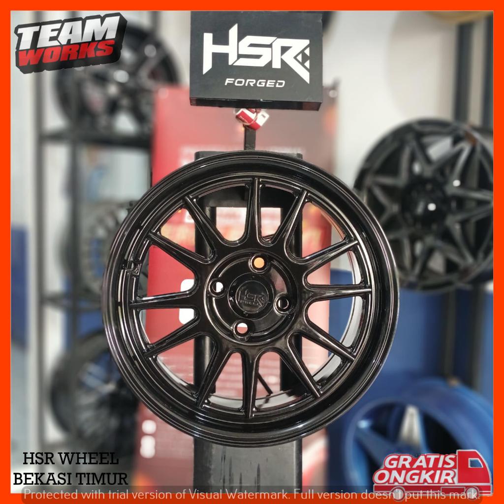PROMO 1 SET VELG MOBIL RING 15 HSR ENDE R15 LEBAR65 LUBANG4X100 ET42 UNTUK JAZZ BRIO AGYA CALYA AYLA