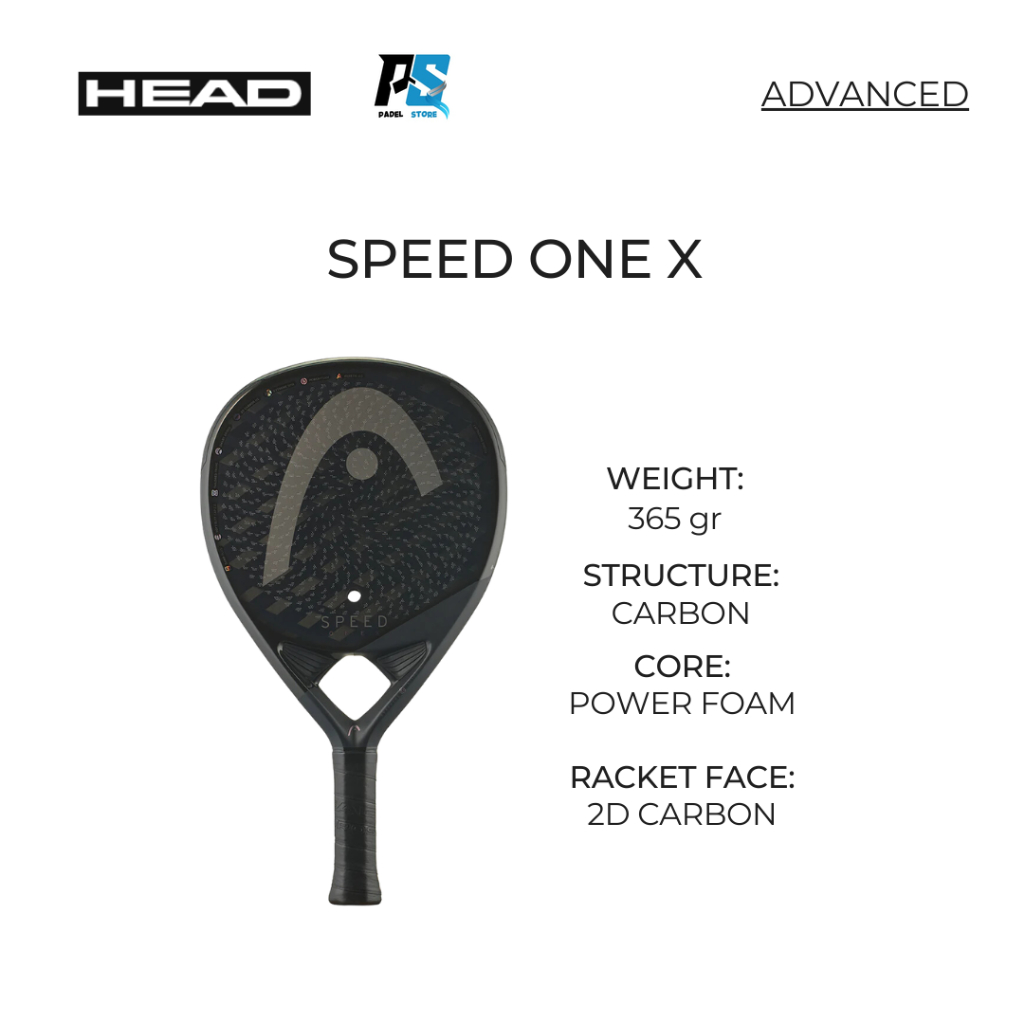 HEAD SPEED ONE X 25 PADEL RACKET | RAKET PADEL RAKET HEAD