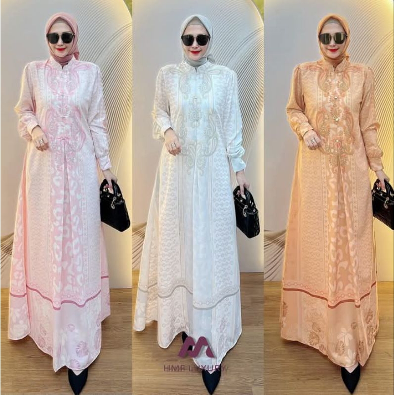 FATTANA DRESS Gamis Original Terbaru By HMF Luxury