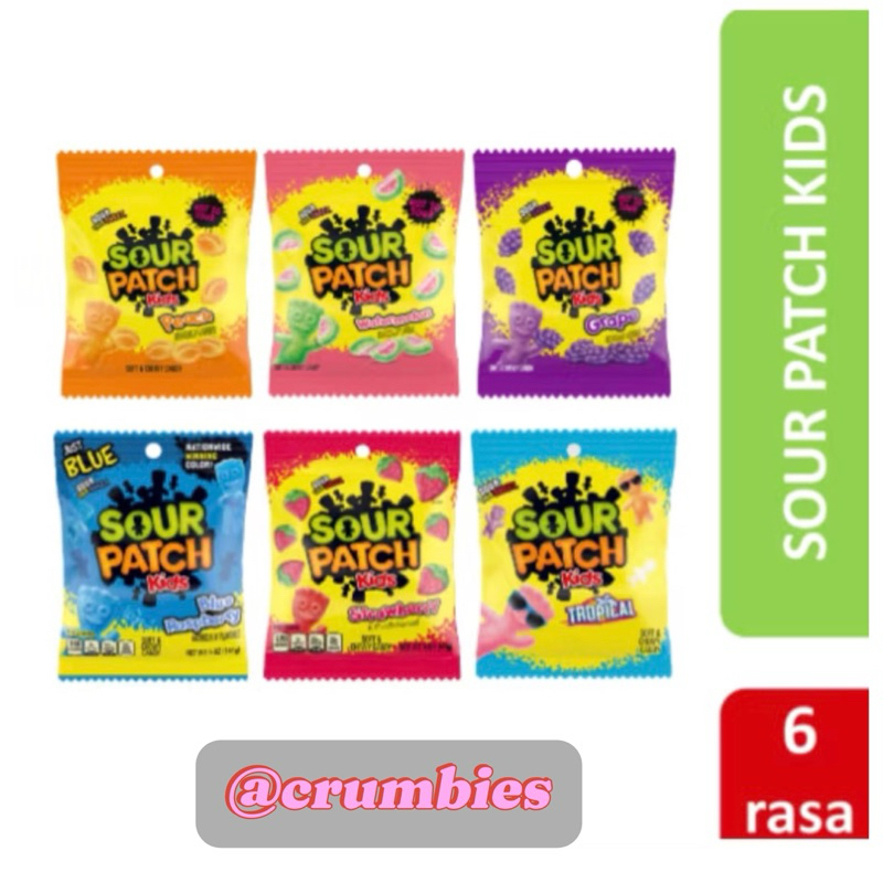 

Sour Patch Kids Bags Soft & Chewy - permen sour patch impor usa