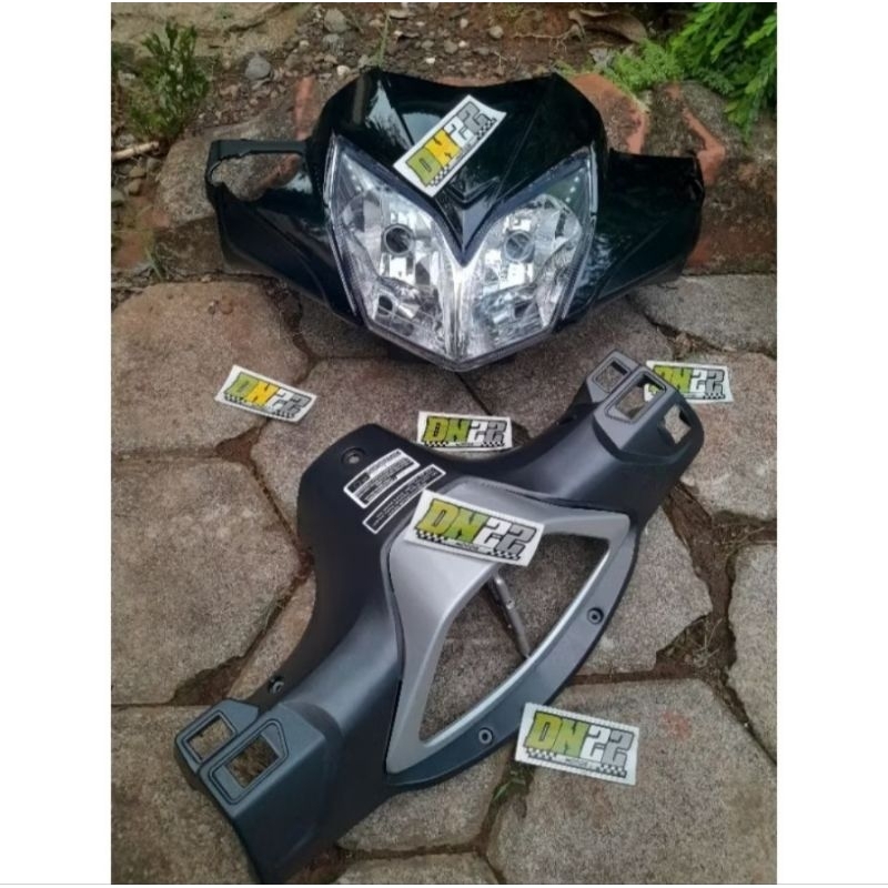 PROMO BATOK KEPALA DEPAN BELAKANG PLUS REFLEKTOR LAMPU SUPRA X 125 SET LIS SPEEDOMETER STANDART ORI 