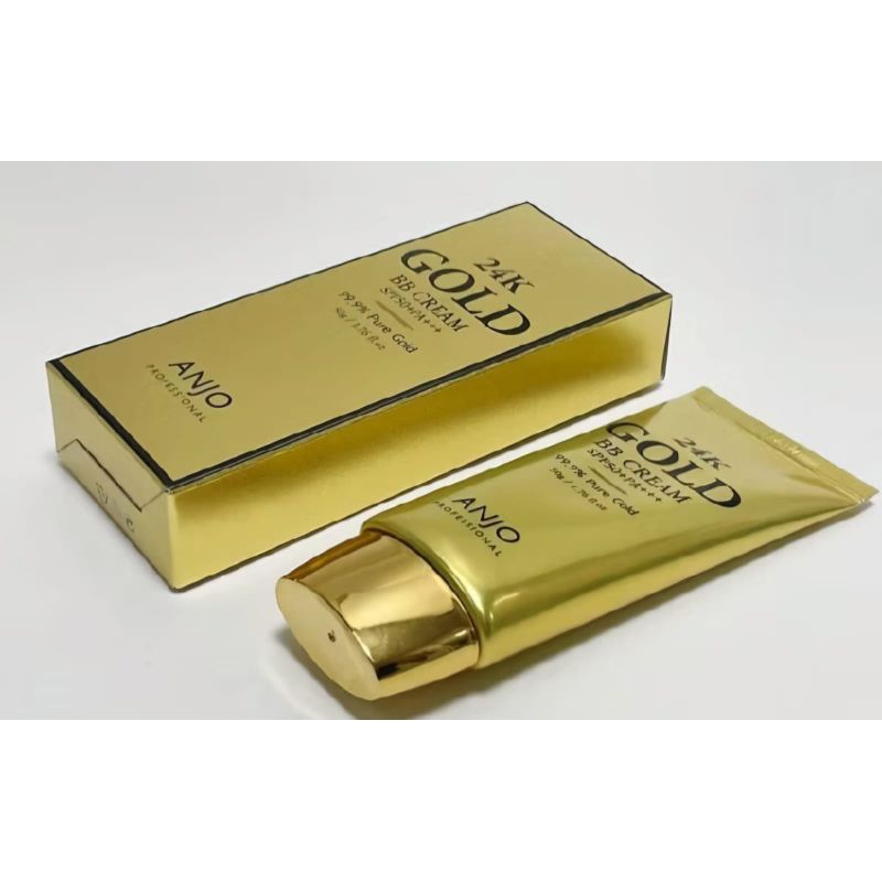 [ANJO]READY STOCK BB CREAM GOLD KK SIL ANJO 24K GOLD BB CREAM SPF 50 PA+++