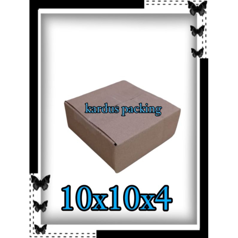 

kardus polos UK 10x10x4 kardus kecil kardus packing