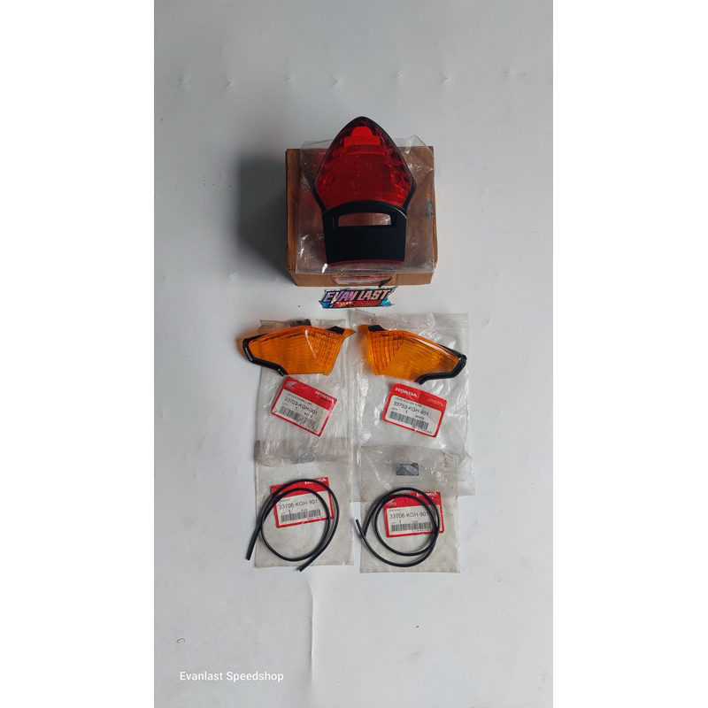 mika stoplamp sein lampu belakang nova sonic 125