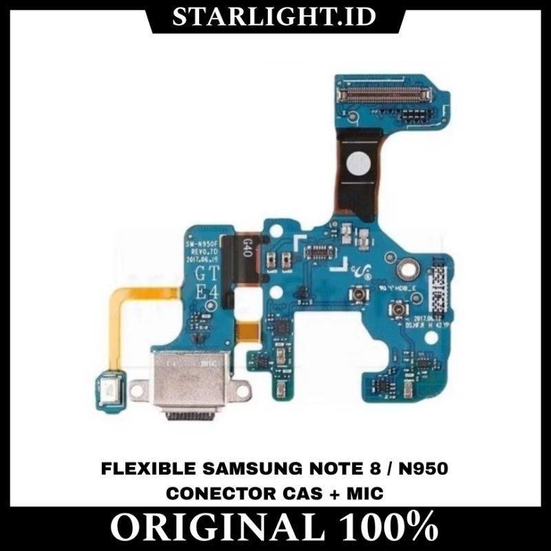 FLEXIBLE FLEKSIBEL BOARD KONEKTOR CONNECTOR CHARGER PAPAN CAS ORI + IC SAMSUNG NOTE 8 / N950