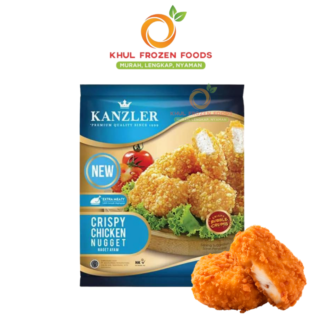 

Kanzler Crispy Chicken Nugget 450Gr / KANZLER / Nugget crispy / Naget frozen / crumble