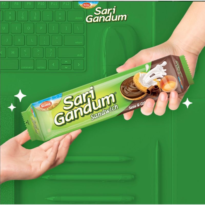 

Roma SARI GANDUM sandwich 105 gram