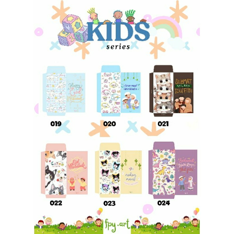 

AMPLOP LEBARAN KIDS SERIES (4)