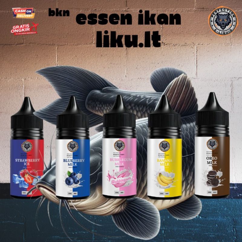 PROMO TERBARU Bulan Ini Spesial Essen No.1 Umpan ikan mas ini liquid Freebase 30ml & 60ml Support Pa