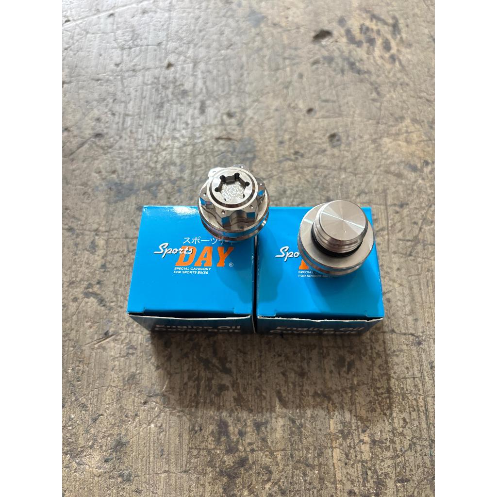 BAUT TUTUP OLI MESIN STAINLESS CB GL TIGER JUPITER VEGA FIZR BAUT TUTUP OLI SPORTS DAY
