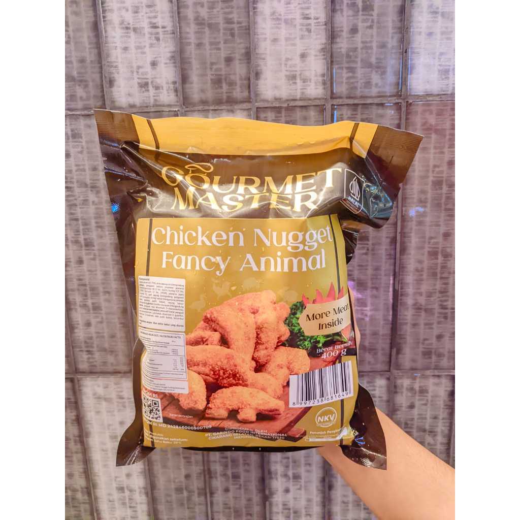 

GOURMET MASTER CHICKEN NUGGET FANCY 400GR
