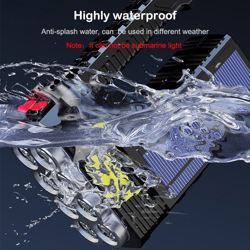 SENTER LED GAGANG 80W + 20W / SENTER RECHARGEABLE