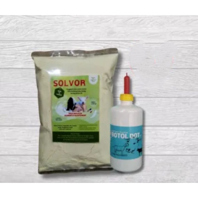 SOLVOR PLUS DOT SUSU PENGGANTI INDUKAN SAPI KAMBING DOMBA 1KG