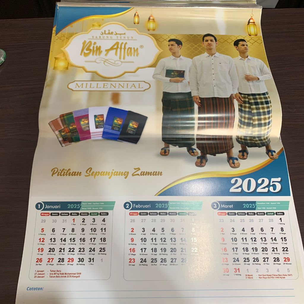 

FREE CALENDER BHS, KETJUBUNG, BIN AFFAN