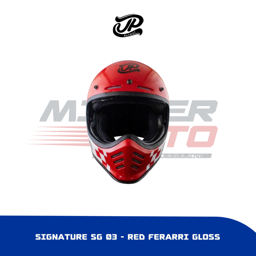 Helm Retro Full Face JP Signature SG 03