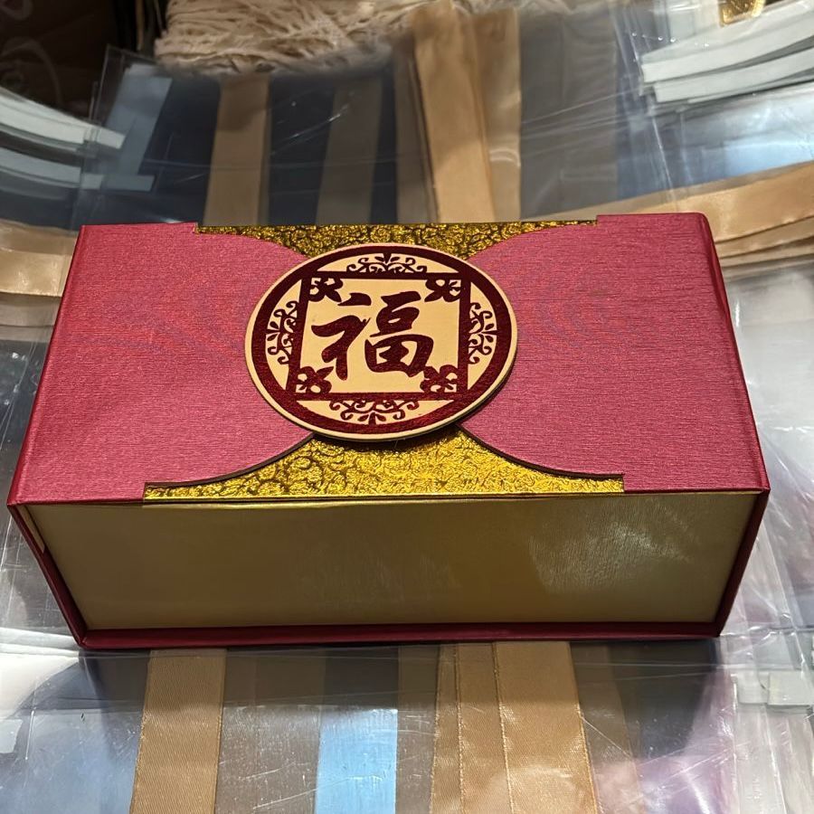 Box Kue Setengah Loyang / Kotak Bolu Gulung /Box Kue Maghnet Imlek CNY