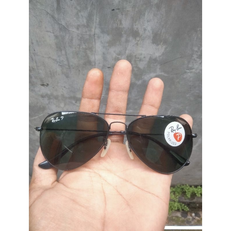 Kacamata sunglasses Aviator large Rayben lensa kaca Pria atau wanita