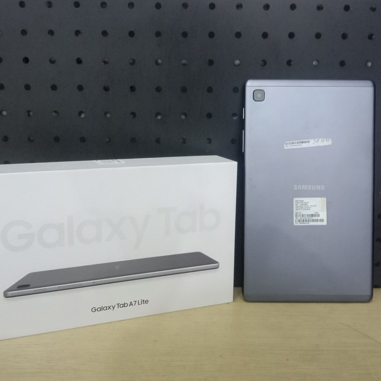 Samsung Galaxy Tab A7 Lite Ram 3/32 GB Fullset Second Seken Bekas Mulus