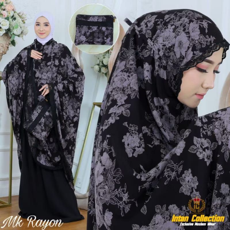BISA COD MUKENA DEWASA /MUKENA MOTIF BUNGA MAWAR MUKENA BAHAN RAYON FREMIUM