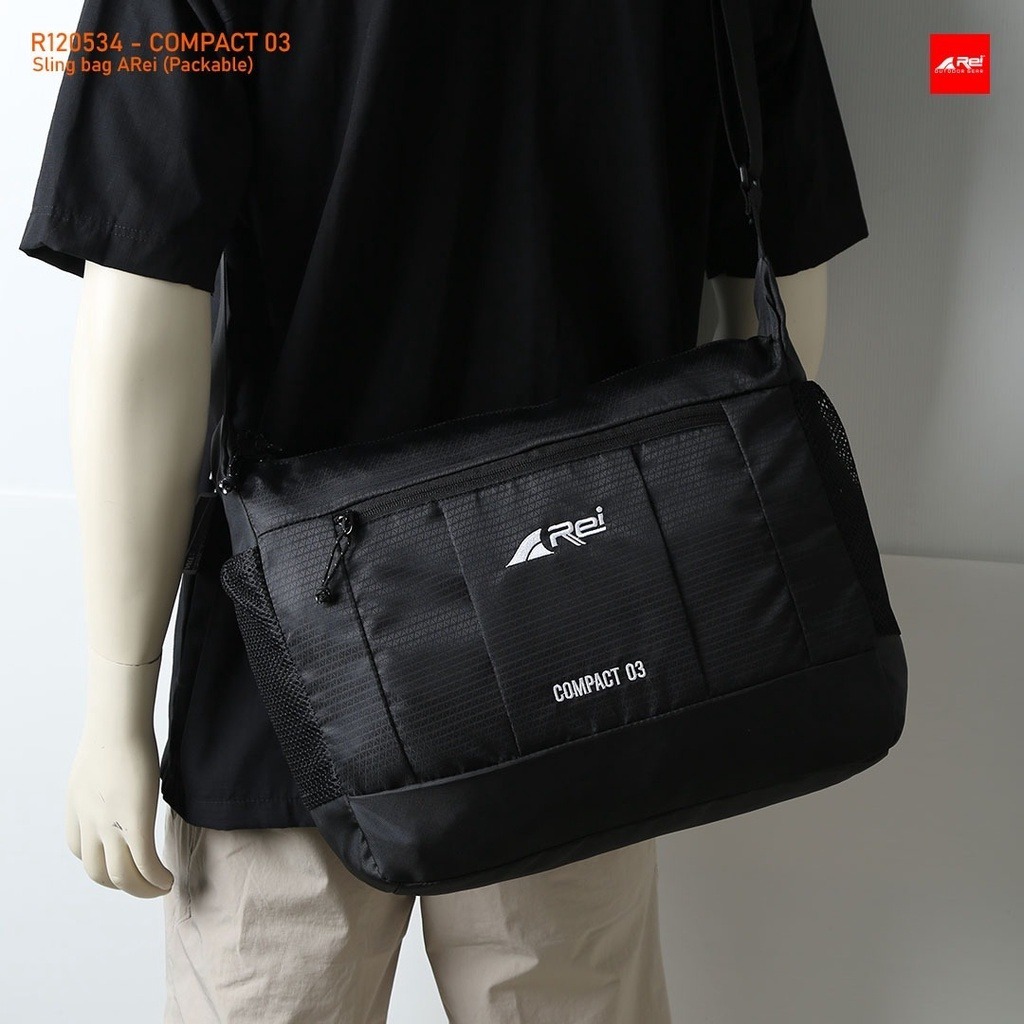 Tas Selempang Rei Compact 03 Arei Outdoorgear Original - Fitur Lipat