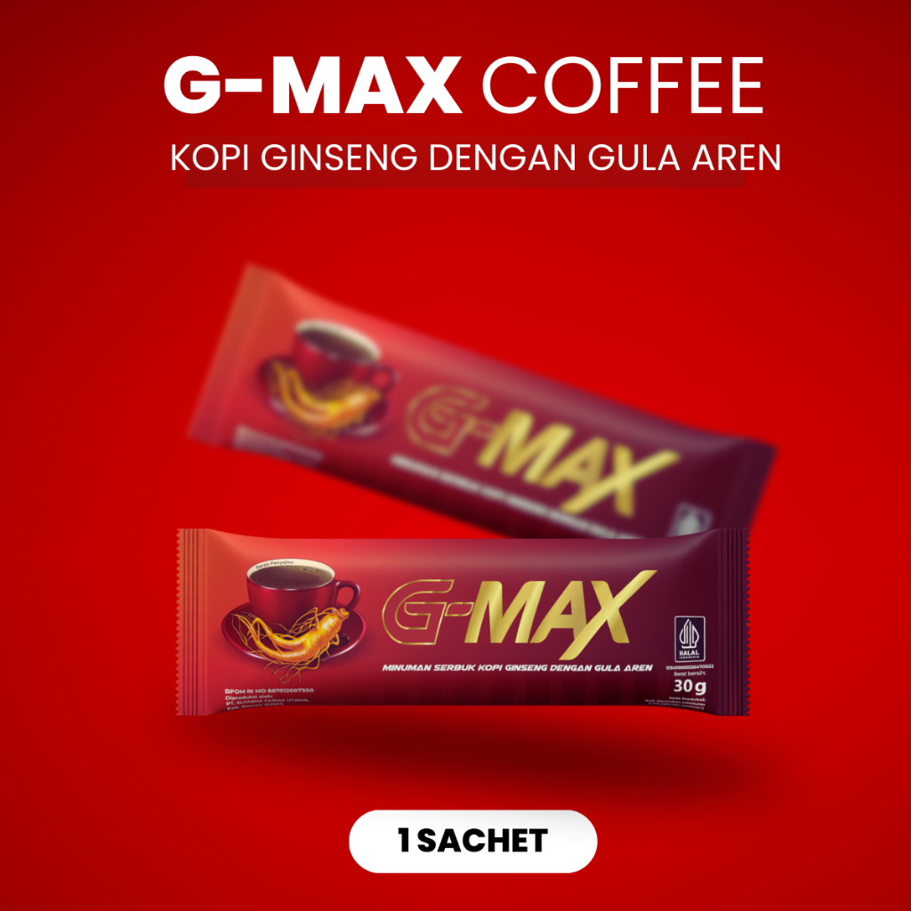 

[Termurah] Kopi G-MAX Original - Kopi Ginseng Stamina Pria Dewasa Kuat Dan Tahan Lama Tanpa Efek Samping