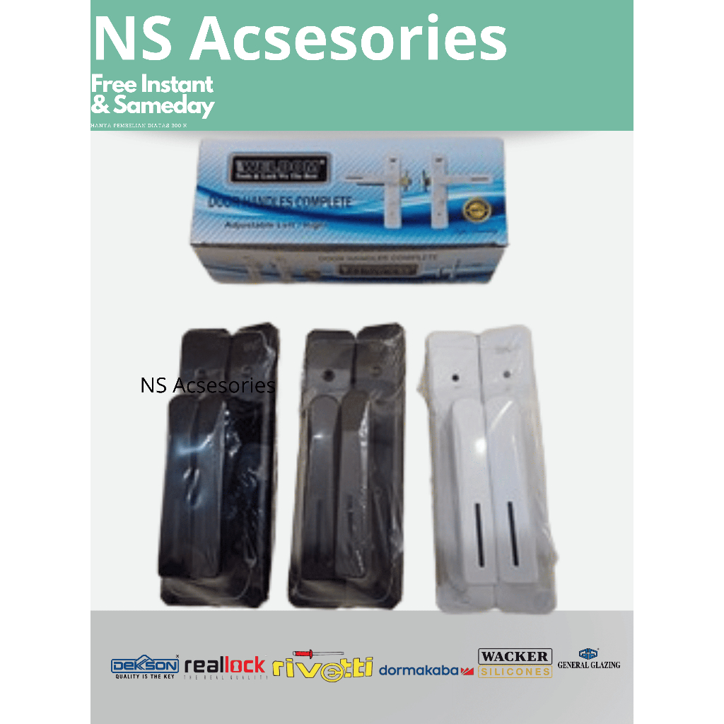 HANDLE GAGANG KUNCI PINTU KAMAR MANDI/TOILET WELDOM