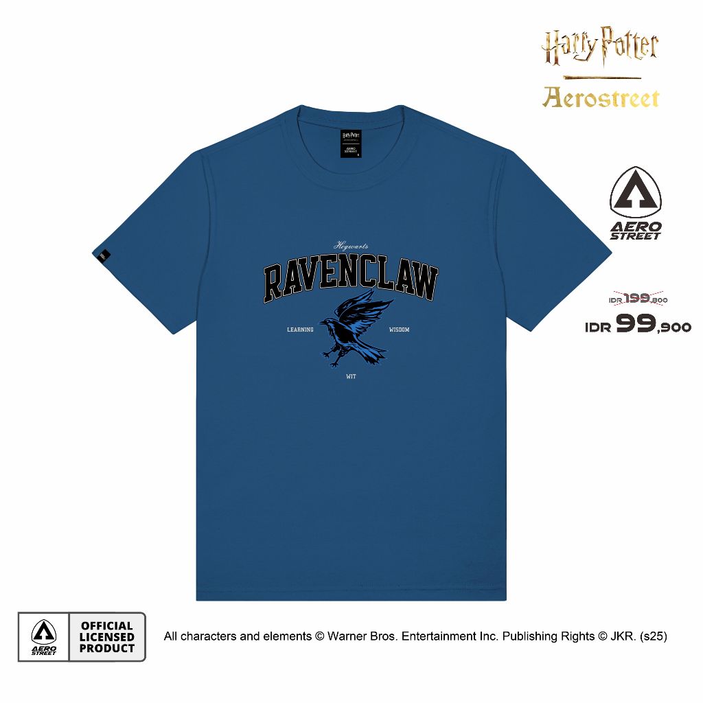 Aerostreet T Shirt Ravenclaw Biru Kaos AABAA