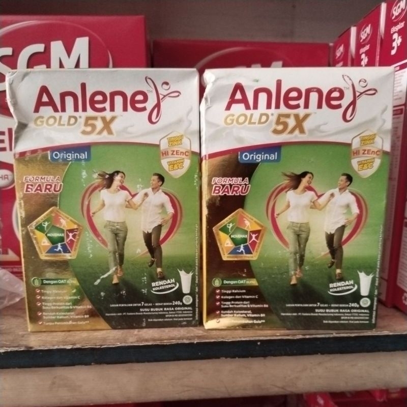 

anlene gold 5x vanila 240gr