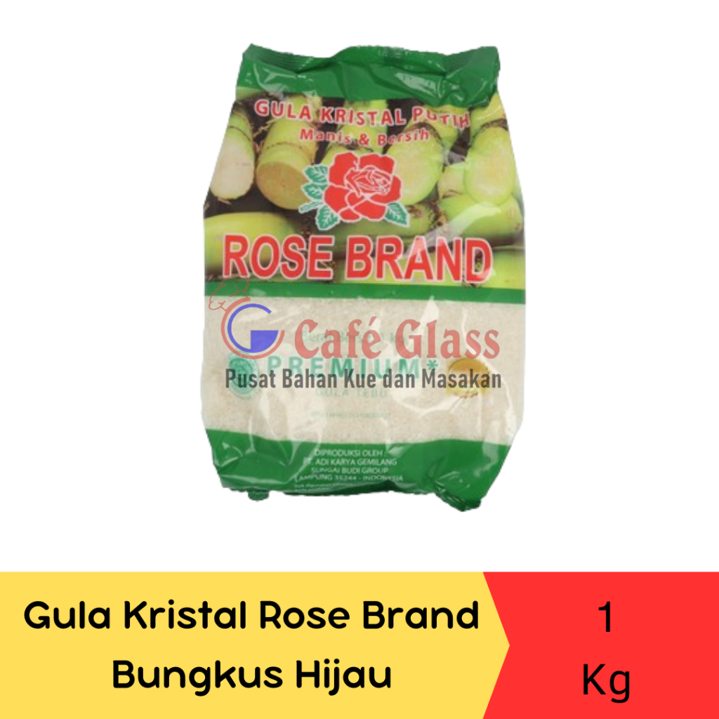 

Rose Brand Gula Kristal Premium Hijau 1Kg