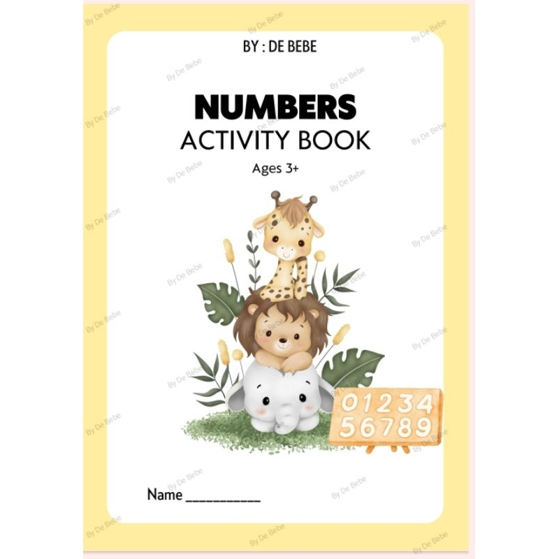 Numbers Worksheet Angka / Worksheet anak TK